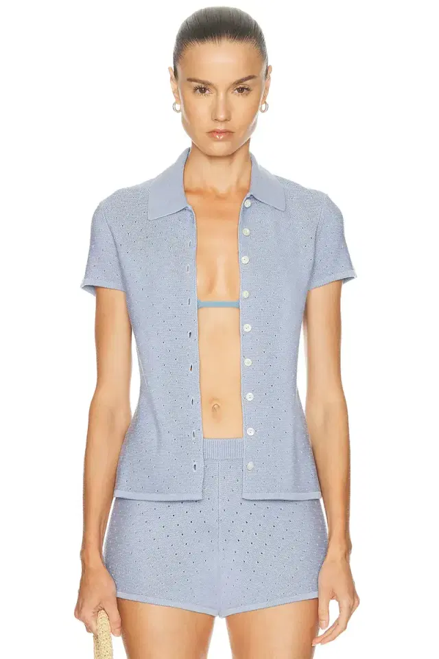 Gidget Knit Polo Cardigan