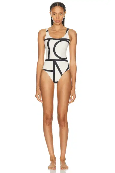 TOTEME Monogram One Piece Swimsuit | Thumbnail 2 TOTEME Monogram One Piece Swimsuit | Thumbnail 2