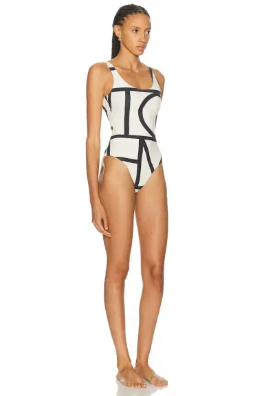 TOTEME Monogram One Piece Swimsuit | Thumbnail 3 TOTEME Monogram One Piece Swimsuit | Thumbnail 3