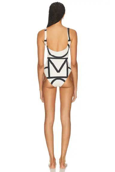 TOTEME Monogram One Piece Swimsuit | Thumbnail 4 TOTEME Monogram One Piece Swimsuit | Thumbnail 4