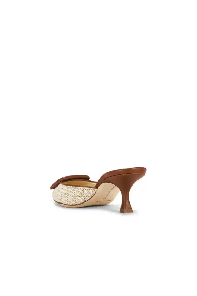 Manolo Blahnik Maysalebi 50 Mule Heel | Thumbnail 3