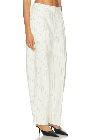 Ralph Lauren Collection Harlo Full Length Pleated Pant | Thumbnail 2