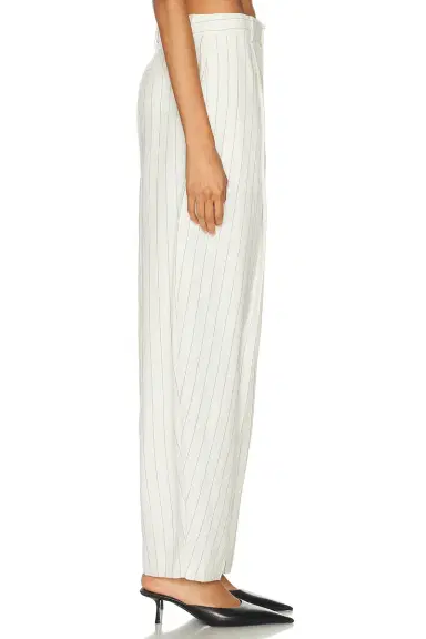 Ralph Lauren Collection Harlo Full Length Pleated Pant | Thumbnail 3