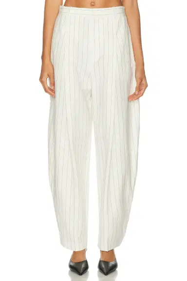 Ralph Lauren Collection Harlo Full Length Pleated Pant | Thumbnail 1