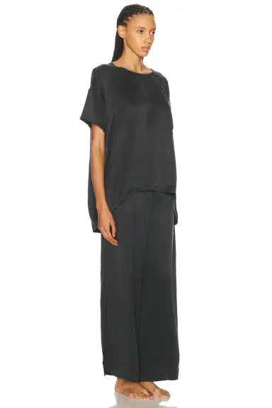 Lunya Washable Silk Tee Pant Pajama Set | Thumbnail 2 Lunya Washable Silk Tee Pant Pajama Set | Thumbnail 2