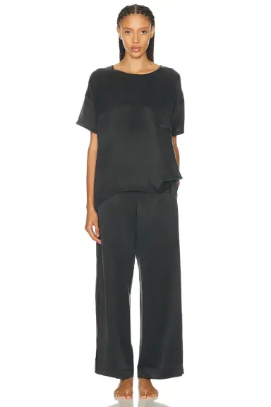 Lunya Washable Silk Tee Pant Pajama Set | Thumbnail 1 Lunya Washable Silk Tee Pant Pajama Set | Thumbnail 1