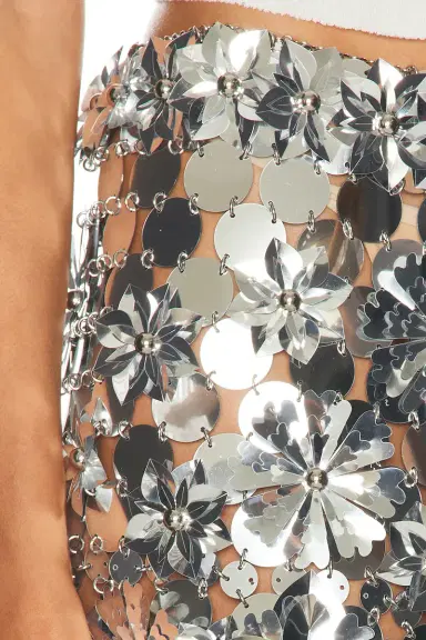Rabanne Paillettes Mini Skirt | Thumbnail 6 Rabanne Paillettes Mini Skirt | Thumbnail 6