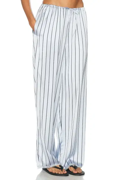 SKIMS Woven Shine Sleep Lace Pant | Thumbnail 2
