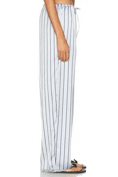 SKIMS Woven Shine Sleep Lace Pant | Thumbnail 3