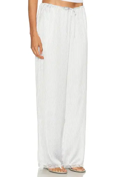 SKIMS Woven Shine Sleep Lace Pant | Thumbnail 2