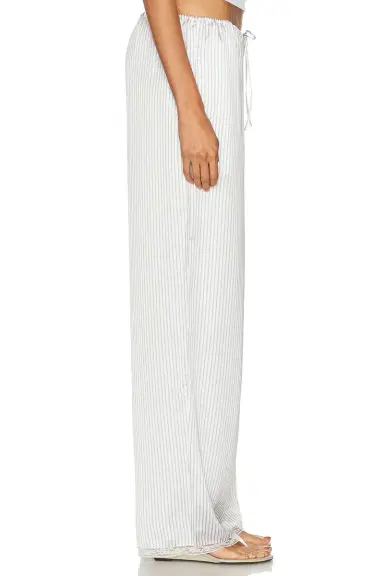 SKIMS Woven Shine Sleep Lace Pant | Thumbnail 3