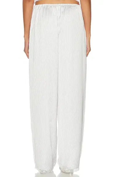 SKIMS Woven Shine Sleep Lace Pant | Thumbnail 4