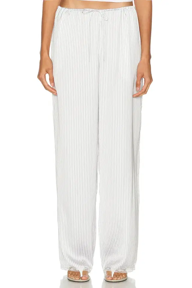 SKIMS Woven Shine Sleep Lace Pant