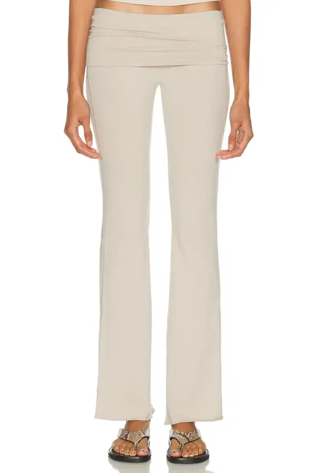 SKIMS Cotton Jersey Foldover Pant