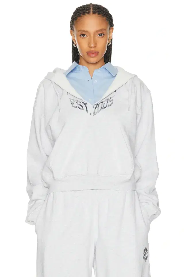 Prestyled Slashed Hoodie