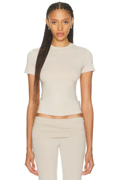 Skims Cotton Jersey T-Shirt | Thumbnail 1