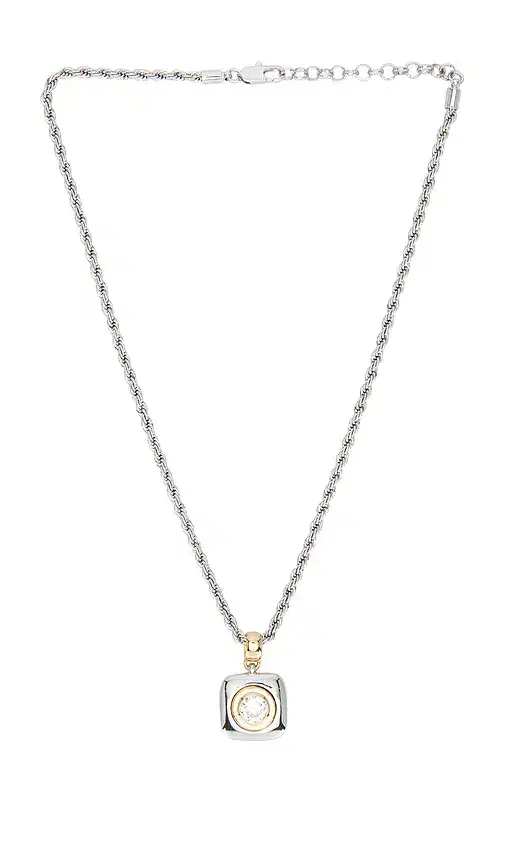 Luv AJ The Luna Bezel Pendant Necklace