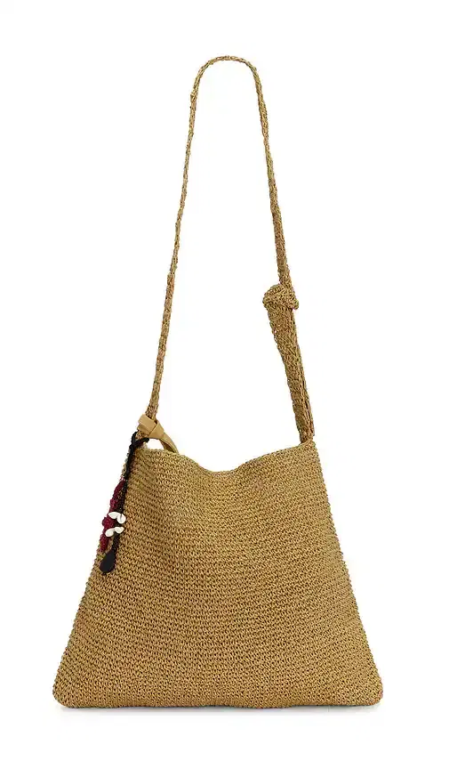 Free People Coastal Crush Straw Tote