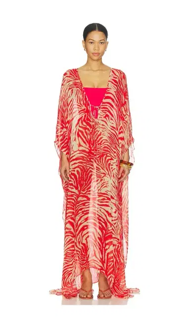 Skims Sheer Long Kaftan | Thumbnail 2