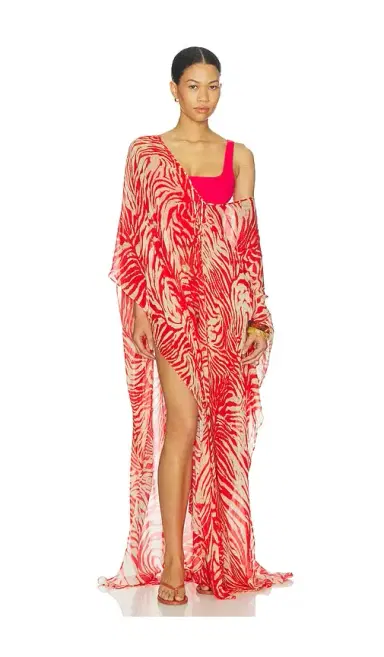 Skims Sheer Long Kaftan | Thumbnail 1