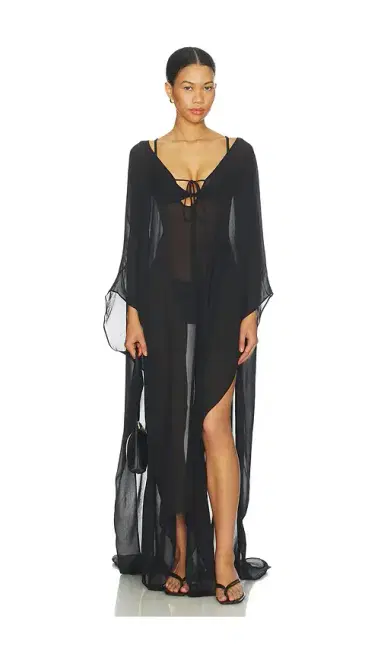SKIMS Sheer Long Kaftan | Thumbnail 1