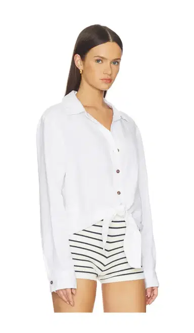 Sanctuary More Love Linen Tie Top | Thumbnail 2
