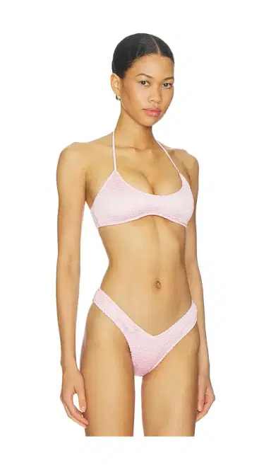 Skims Satin Swim Smocked Scoop Bikini Top | Thumbnail 2 Skims Satin Swim Smocked Scoop Bikini Top | Thumbnail 2
