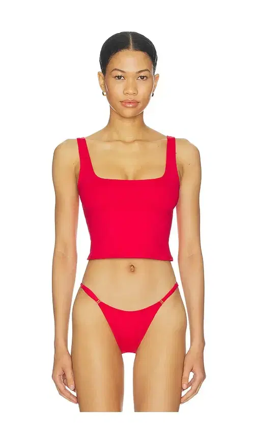 SKIMS Iconic Swim Tank Bikini Top