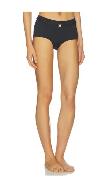 SKIMS Iconic Swim Belted Boyshort Bikini Bottom | Thumbnail 2
