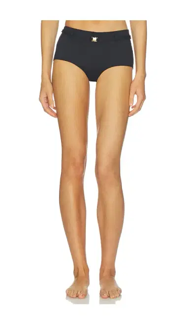 SKIMS Iconic Swim Belted Boyshort Bikini Bottom | Thumbnail 1