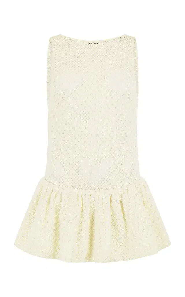 Harris Tapper Exclusive Sirius Lace Peplum Top