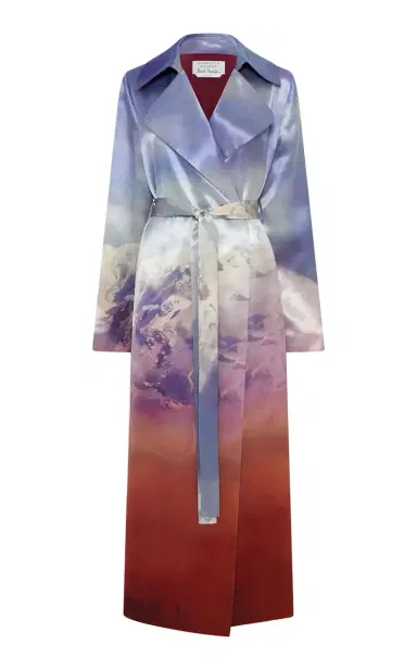 Gabriela Hearst x Paul Smith Lyra Printed Silk Trench Coat | Thumbnail 5 Gabriela Hearst x Paul Smith Lyra Printed Silk Trench Coat | Thumbnail 5