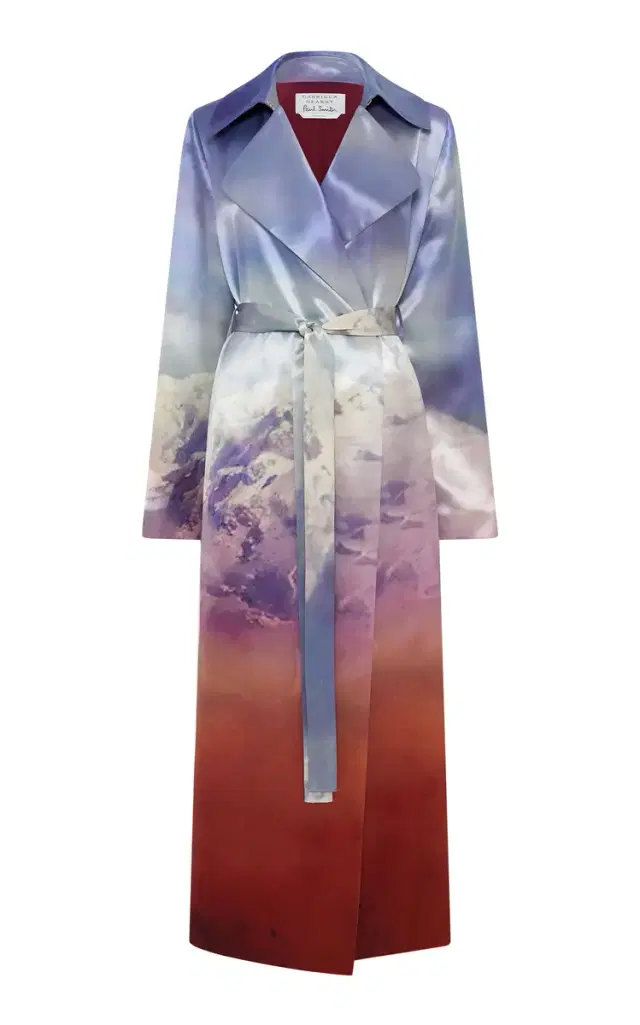 Gabriela Hearst x Paul Smith Lyra Printed Silk Trench Coat