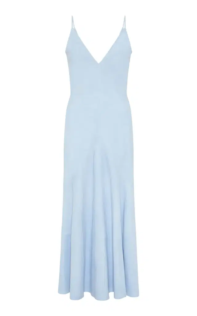 Gabriela Hearst Brigita Suede Midi Dress