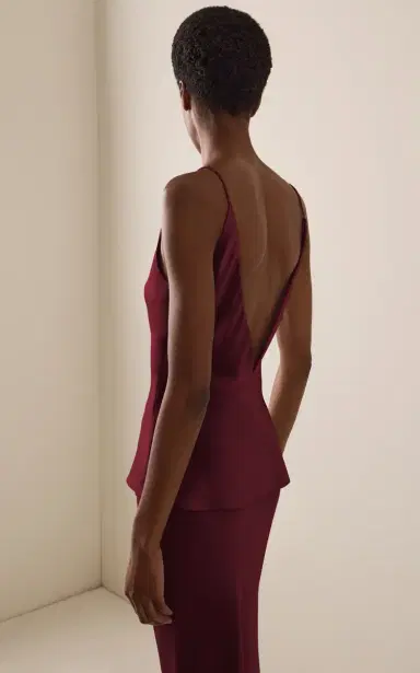 Gabriela Hearst Maria Silk Satin Tank Top | Thumbnail 4 Gabriela Hearst Maria Silk Satin Tank Top | Thumbnail 4