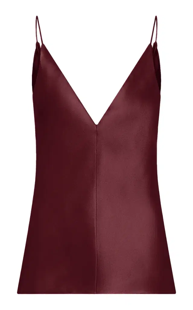 Gabriela Hearst Maria Silk Satin Tank Top