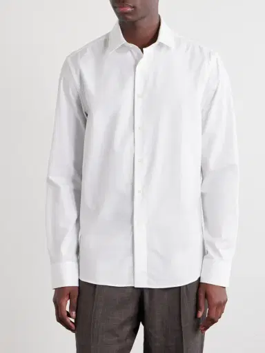 Canali Oai Cotton Shirt - Men | Thumbnail 5