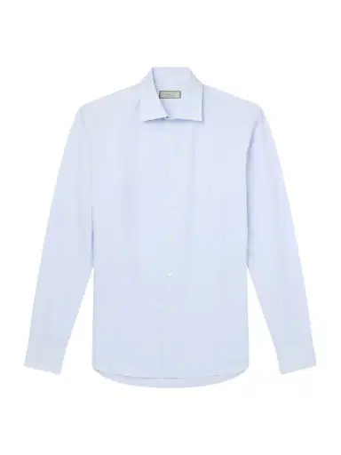Canali Herringbone Cotton Shirt - Men | Thumbnail 1