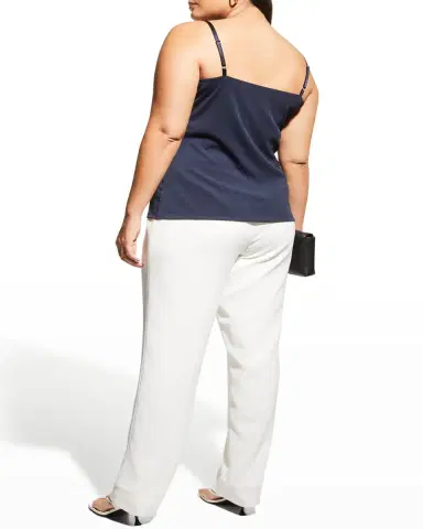 Lafayette 148 New York Plus Size Barrow Straight-Leg Crepe Pants | Thumbnail 3 Lafayette 148 New York Plus Size Barrow Straight-Leg Crepe Pants | Thumbnail 3