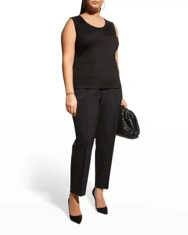Lafayette 148 New York Plus Size Gramercy Acclaimed-Stretch Pants | Thumbnail 2 Lafayette 148 New York Plus Size Gramercy Acclaimed-Stretch Pants | Thumbnail 2