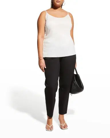 Lafayette 148 New York Plus Size Jersey Camisole W/ Adjustable Straps | Thumbnail 2