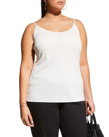 Lafayette 148 New York Plus Size Jersey Camisole W/ Adjustable Straps | Thumbnail 1
