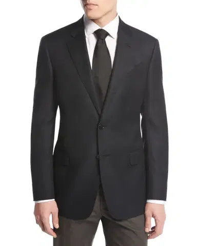 Giorgio Armani Men's Soft Basic Two-Button Sport Coat | Thumbnail 1 Giorgio Armani Men's Soft Basic Two-Button Sport Coat | Thumbnail 1