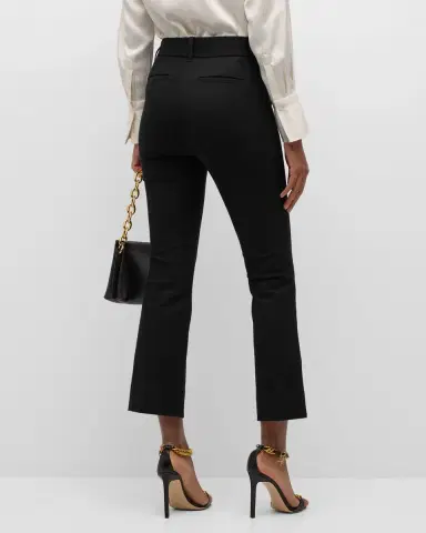 DEREK LAM 10 CROSBY Stretch-Cotton Cropped Flare Trousers | Thumbnail 2 DEREK LAM 10 CROSBY Stretch-Cotton Cropped Flare Trousers | Thumbnail 2