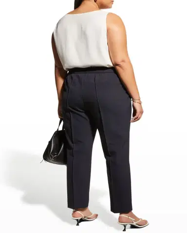 Lafayette 148 New York Plus Size Gramercy Acclaimed-Stretch Pants | Thumbnail 3 Lafayette 148 New York Plus Size Gramercy Acclaimed-Stretch Pants | Thumbnail 3