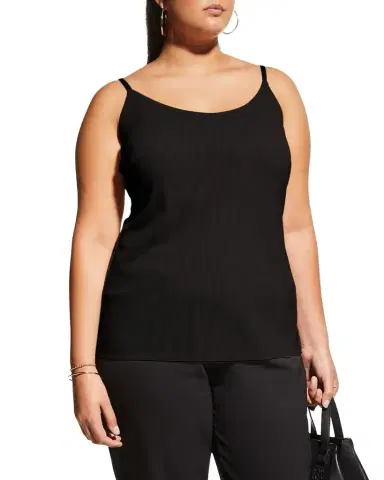 Lafayette 148 New York Plus Size Jersey Camisole W/ Adjustable Straps | Thumbnail 1