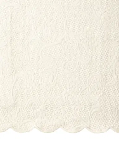 Sferra Alice Twin Floral Matelasse Coverlet | Thumbnail 1