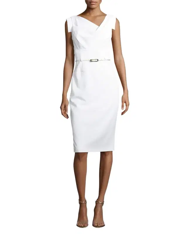 Black Halo Jackie O Sleeveless Sheath Dress