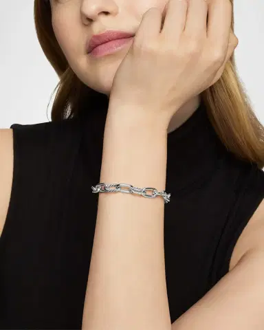 David Yurman DY Madison Chain Bracelet in Silver, 8.5mm | Thumbnail 1