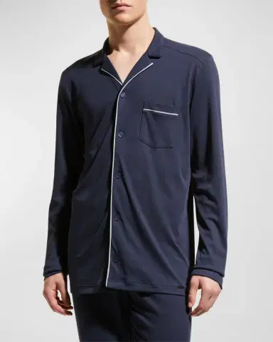Hanro Men's Night & Day Knit Pajama Set | Thumbnail 2